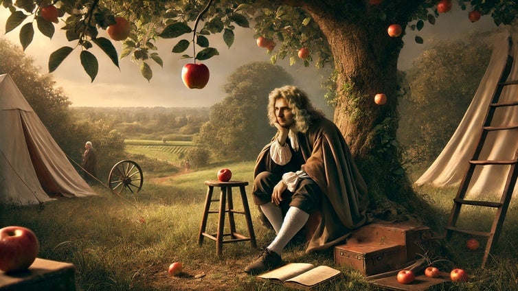 Por qué nos gusta creer que a Newton le cayó una manzana en la cabeza: la fantasía de la epifanía repentina
