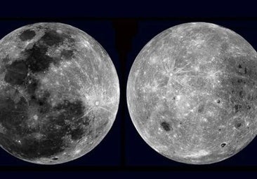 Descubren que en la cara oculta de la Luna hay mucha menos agua que en la mitad visible