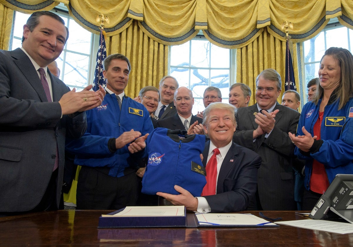 Trump siembra la inquietud en Europa con sus presupuestos espaciales