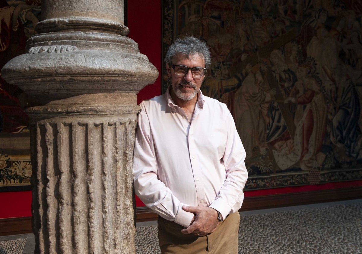 Miguel Alcubierre, durante su visita a Zaragoza