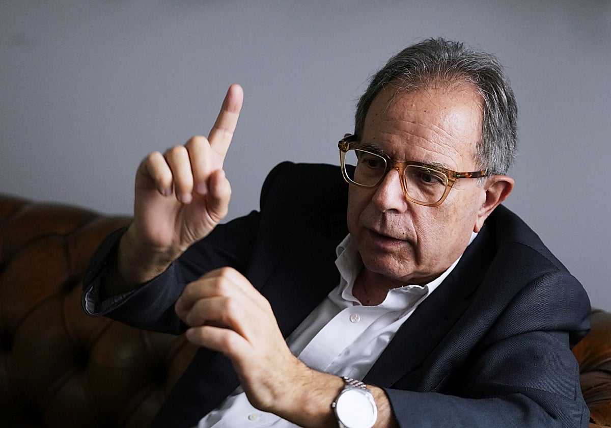 Avelino Corma, en la sede de la Fundación BBVA en Bilbao