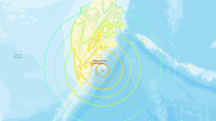 El terremoto de Kamchatka, el mayor del mundo desde 2011, causado por el choque de dos placas terrestres a gran velocidad