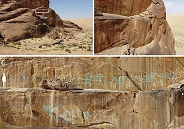 Cuando Arabia fue verde: figuras de arte rupestre revelan un mundo perdido en el desierto hace 12.000 años