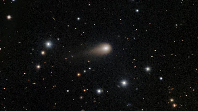 El Observatorio Gemini Sur en Chile capturó esta foto del cometa interestelar 3I / ATLAS en julio