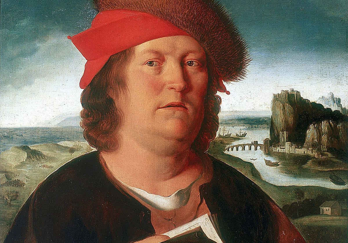 Retrato de Paracelso realizado por el artista Quentin Massys