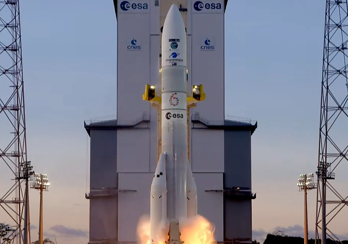 El lanzamiento de Sentinel-1D, el nuevo centinela europeo en el espacio, en directo