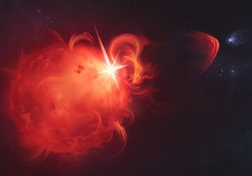 Detectan la primera eyección extrasolar, capaz de arrancar la atmósfera a un planeta