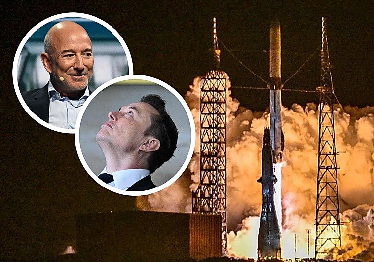 Guerra de las galaxias versión millonarios: Jeff Bezos contraataca a Elon Musk con el segundo vuelo de su cohete reutilizable New Glenn