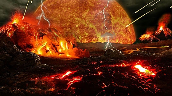 Descubren dónde pudo ocultarse el agua de la Tierra cuando el planeta era un infierno