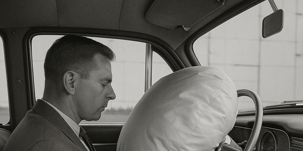 Cómo un susto en la carretera y un torpedo de guerra inflaron la mayor revolución en seguridad vial: el airbag