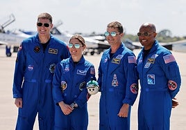 Los astronautas de Artemis II, a punto de volar a la Luna: «Estamos listos para cualquier desafío»