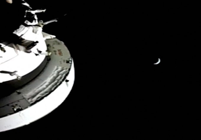 La nave Orión, en su punto más lejano de la Tierra