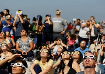 Comienza el gran ensayo general del eclipse total