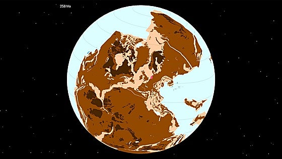 Un 'Google Maps' del pasado permite saber dónde estaba su ciudad hace millones de años