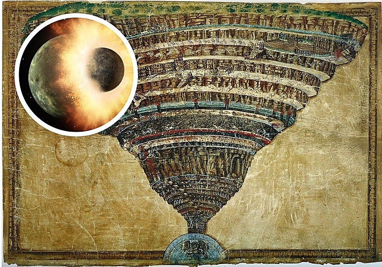 El Infierno de Dante describe paso a paso el impacto de un gran asteroide 500 años antes que la Ciencia