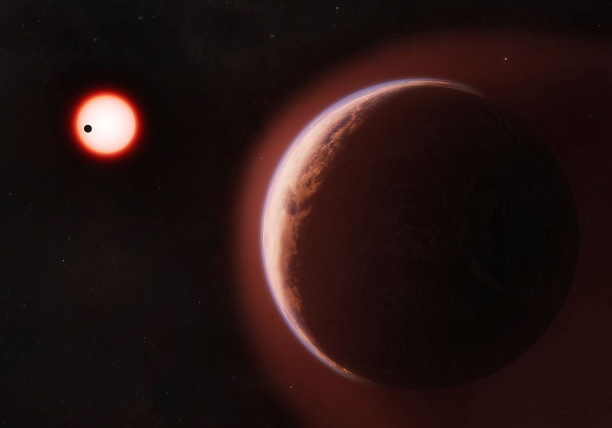 Detectan, por primera vez, una atmósfera en un planeta similar a la Tierra, potencialmente habitable