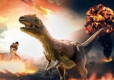 El asteroide de los dinosaurios levantó una nube de polvo que incendió la Tierra y asó la vida