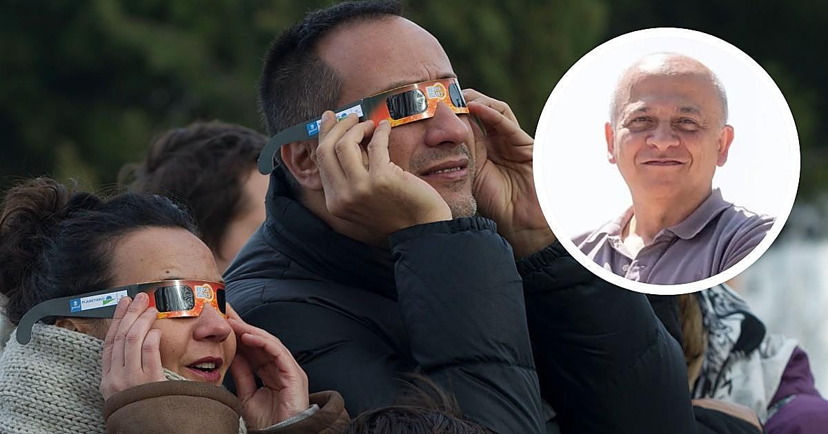 Pedro García Lario, astrónomo: «No uses para ver el eclipse total de sol ni gafas de sol normales, ni radiografías, ni cristales ahumados de soldador»