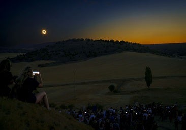 Turmiel, el pueblo de 9 vecinos que llevaba 44 años esperando al eclipse