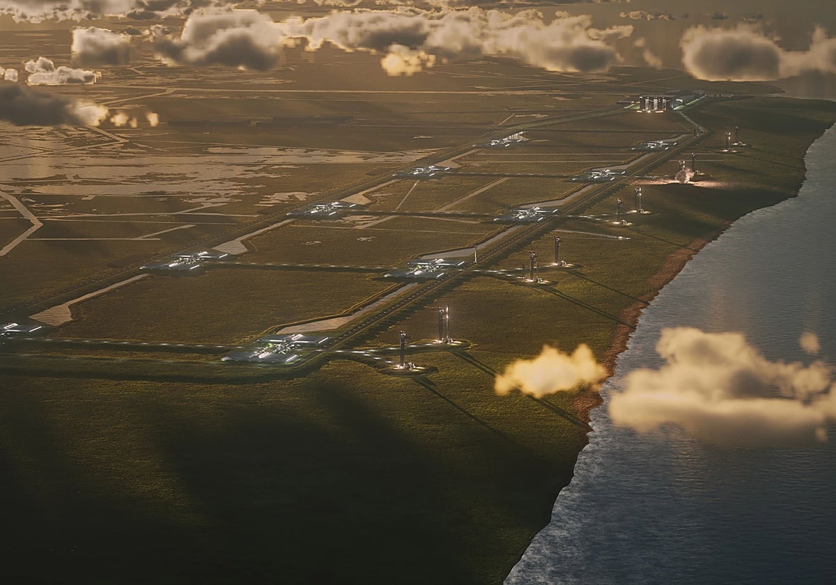 SpaceX proyecta construir un gigantesco puerto espacial en Louisiana