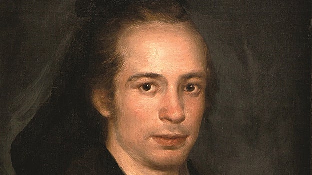 'Retrato del torero José Romero (?)', del Círculo de Goya. Detalle