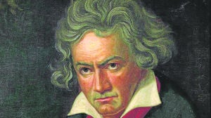 Beethoven, retratado por Joseph Karl Stieler en 1820)