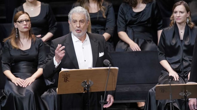 Plácido Domingo, en 'Giovanna d'Arco', u última actuación hasta ahora en el Teatro Real