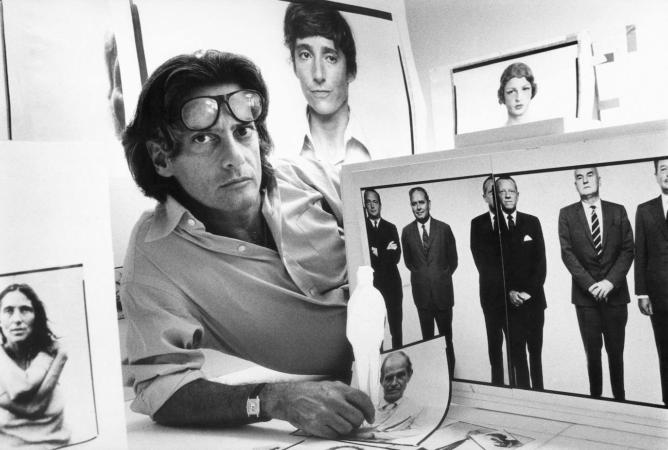 Avedon, retratado en 1975 