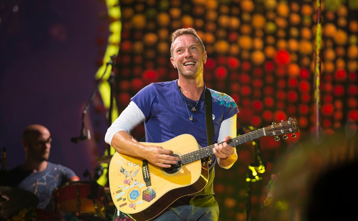 Chris Martin, líder de Coldplay
