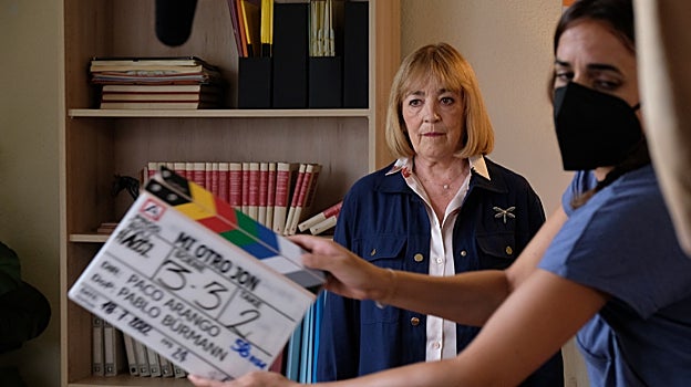 Carmen Maura en el rodaje de 'Mi otro Jon'