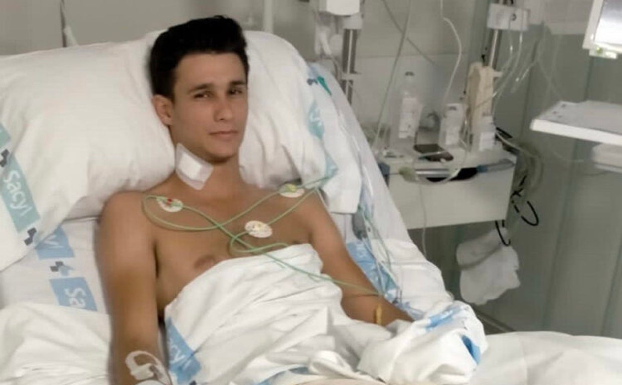 Manuel Diosleguarde, en el hospital de Valladolid