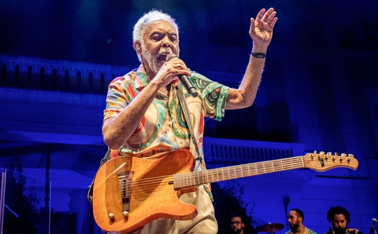 Imagen principal - Gilberto Gil (80), Mavis Staples (83) e Iggy Pop (75) son tres de los artistas que han pasado este verano por escenarios españoles para demostrar que, por muchos años que pasen, el rock nunca acaba de envejecer del todo