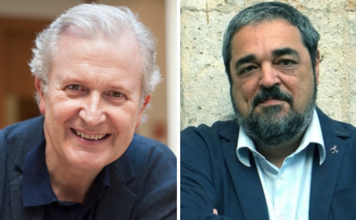 Emilio del Río (izquierda) conversará con Carlos Aganzo (derecha)