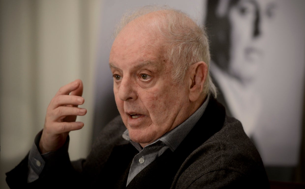 Daniel Barenboim, en Madrid en 2018