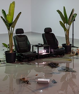 Imagen secundaria 2 - En la imagen, algunas de las instalaciones inmersivas de Prouvost en La Casa Encendida