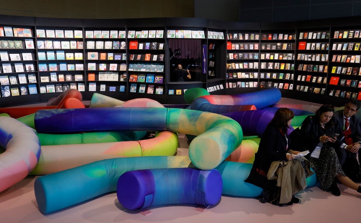Una imagen de la Feria del libro de Fráncfort
