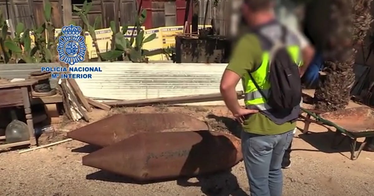 Bombas incautadas al anciano de Torre Pacheco