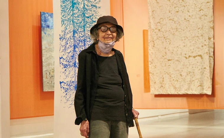 La artista argentina de origen italiano Elda Cerrato, premio Velázquez