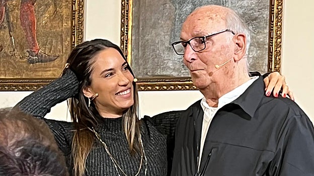 India Martínez y Carlos Saura