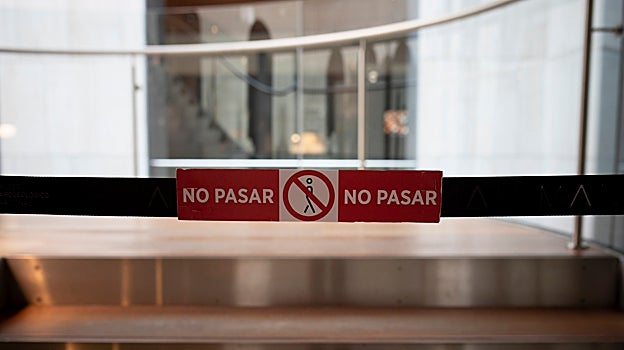 Acceso cerrado en el Museo Arqueológico Nacional