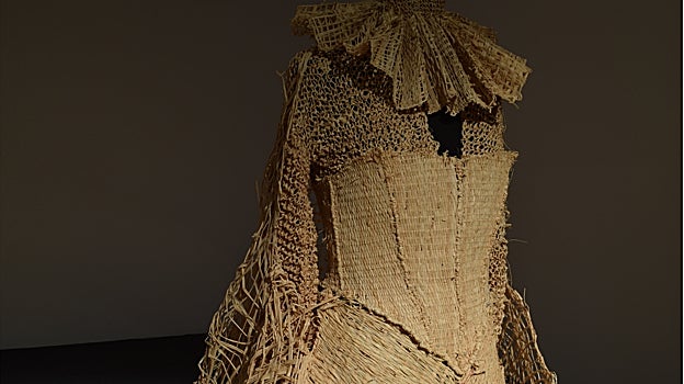 Detalle del vestido que Carla Hayes mostró en la Iberoamericana de Toro