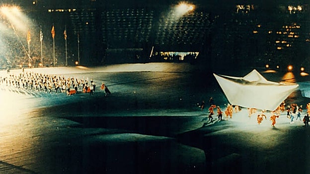 'El fuego de la fiesta', en la ceremonia de los JJ.OO. de Barcelona 92