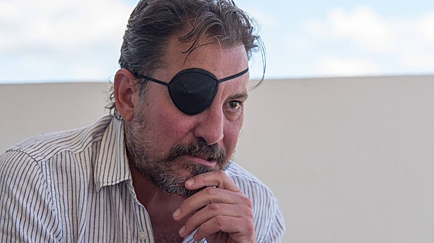 Ray Loriga, durante la conversación con ABC