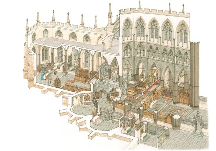 Un estudio desvela los misterios de la desaparecida Capilla de San Erasmo en la Abadía de Westminster