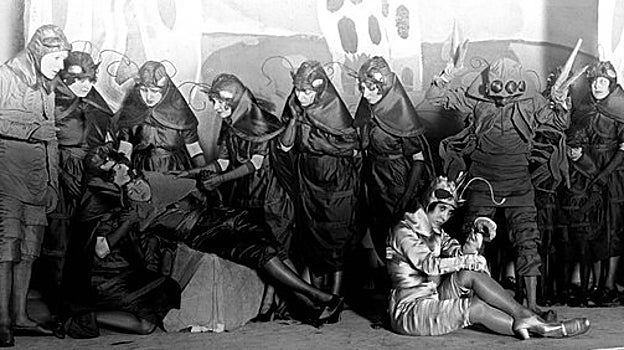 Imagen de los actores en 1920