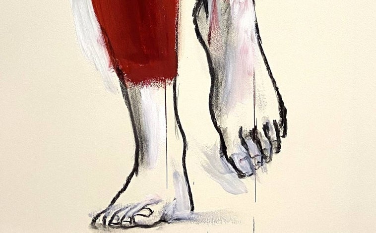 Imagen principal - Distintas propuestas de 'Recalculando', la exposición de este artista en Segovia