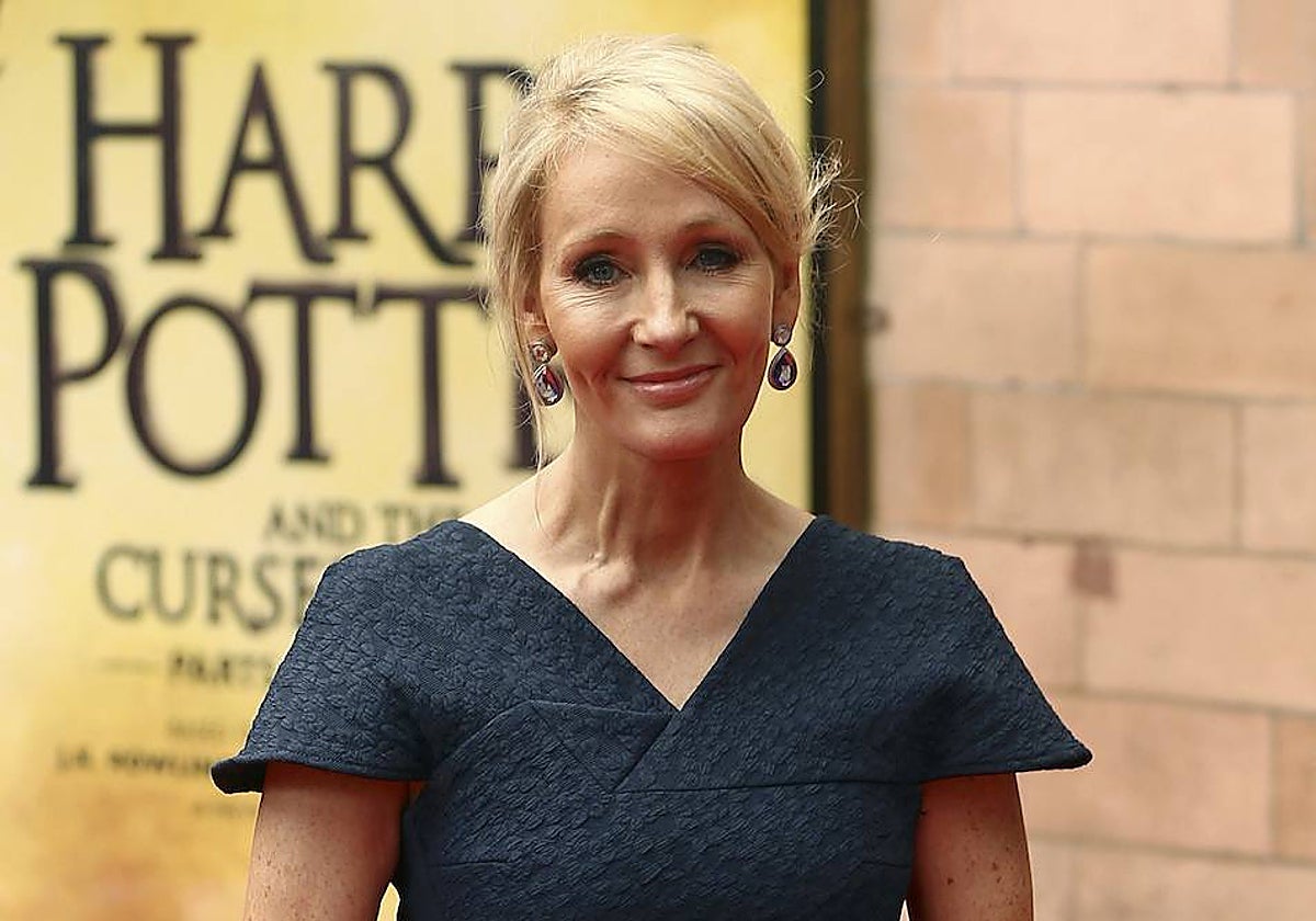 J.K.Rowling, autora de Harry Potter, en un acto en 2016