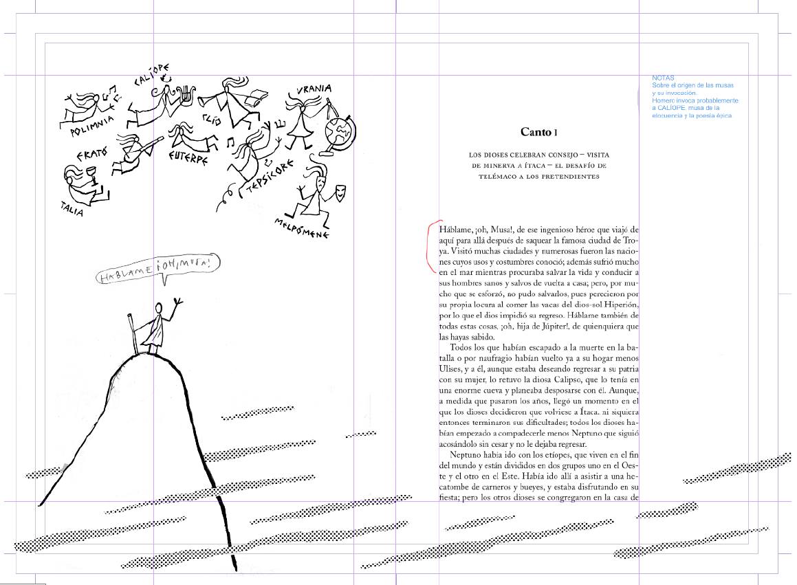 «Háblame, ¡oh, Musa!», clamaba Homero en el Canto 1 de la 'Odisea', arranque que Calpurnio aprovechó para esbozar las nueve Musas: Calíope, Clío, Erató, Euterpe, Melpómene, Polimnia, Talía, Terpsícore y Urania.