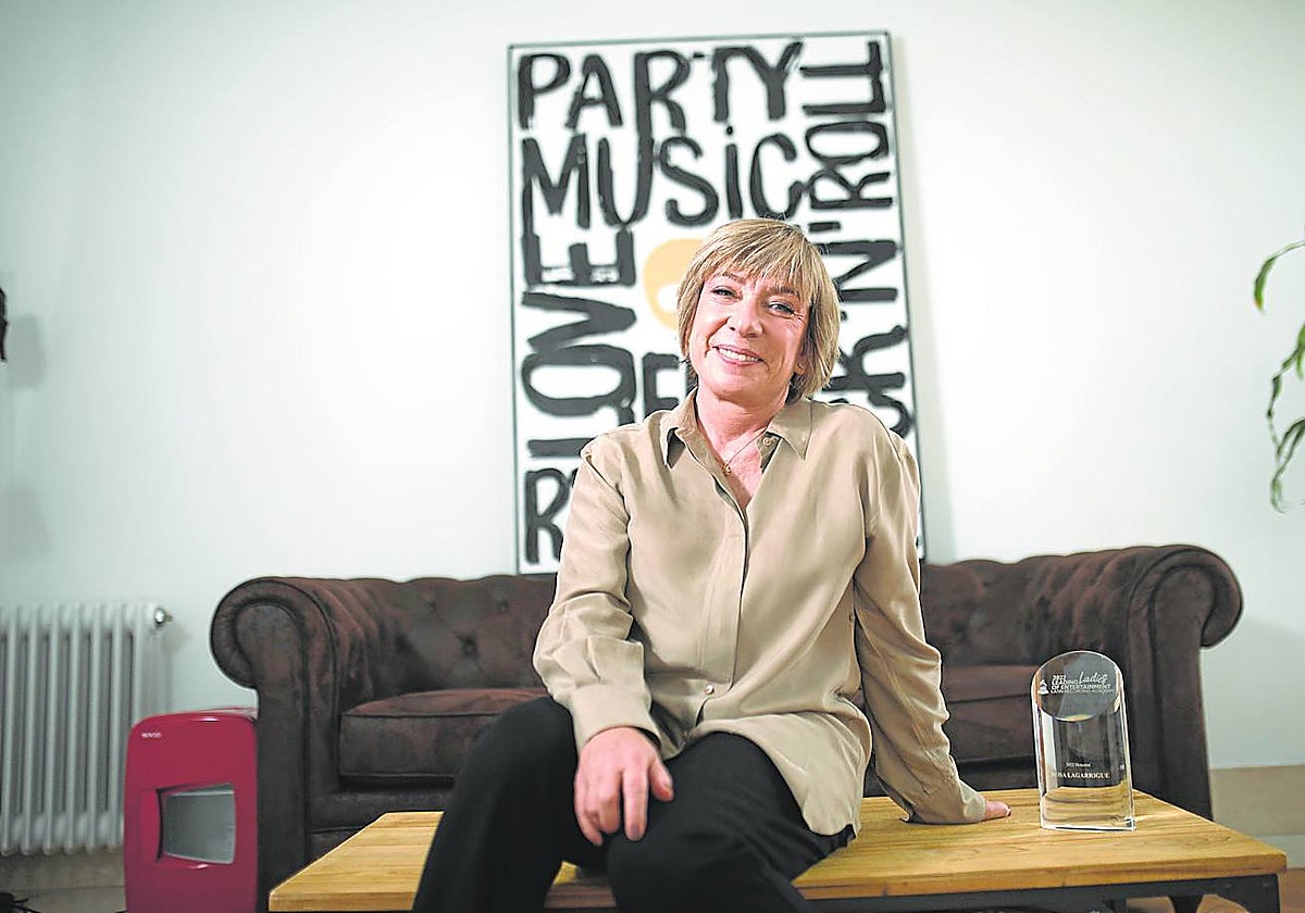 Rosa Lagarrigue, en su oficina de Madrid