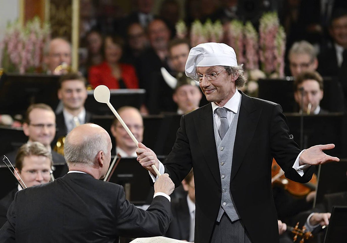 Franz Welser-Möst, durante el Concierto de Año Nuevo de 2013